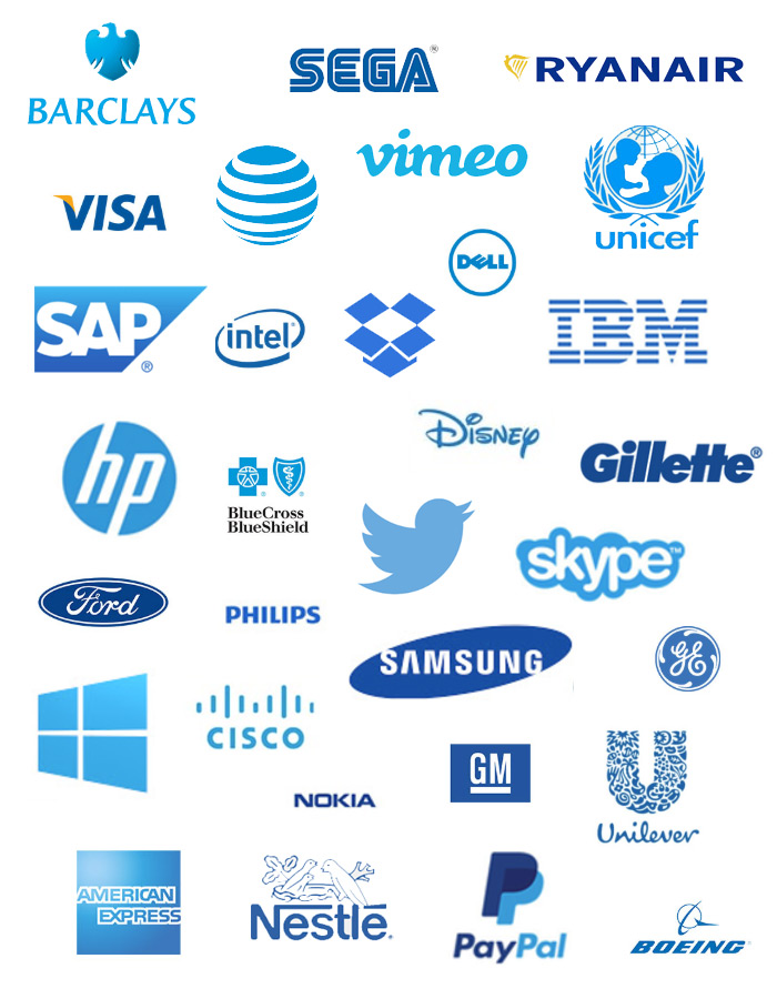 Famous Blue Logos