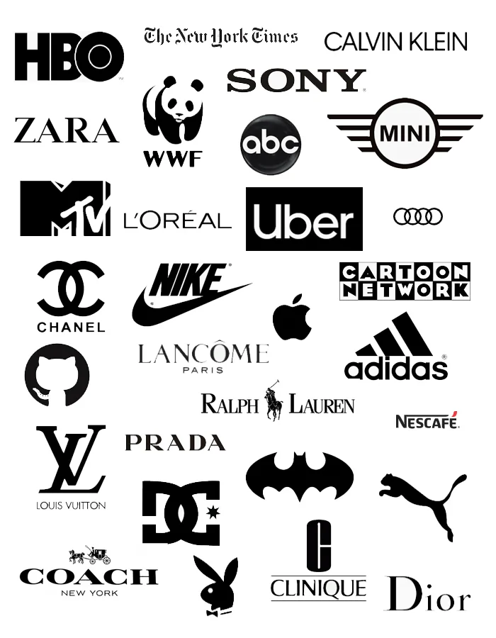Black logos