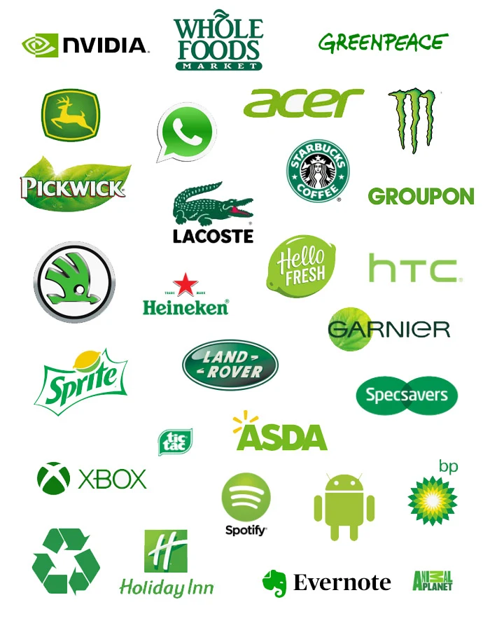 Green logos