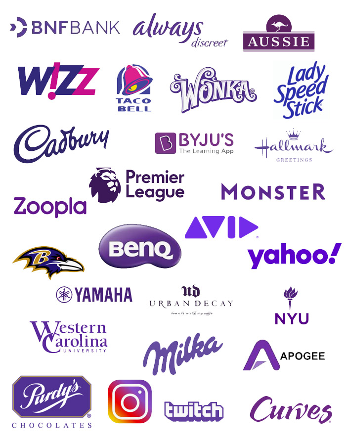 Purple Company Logos