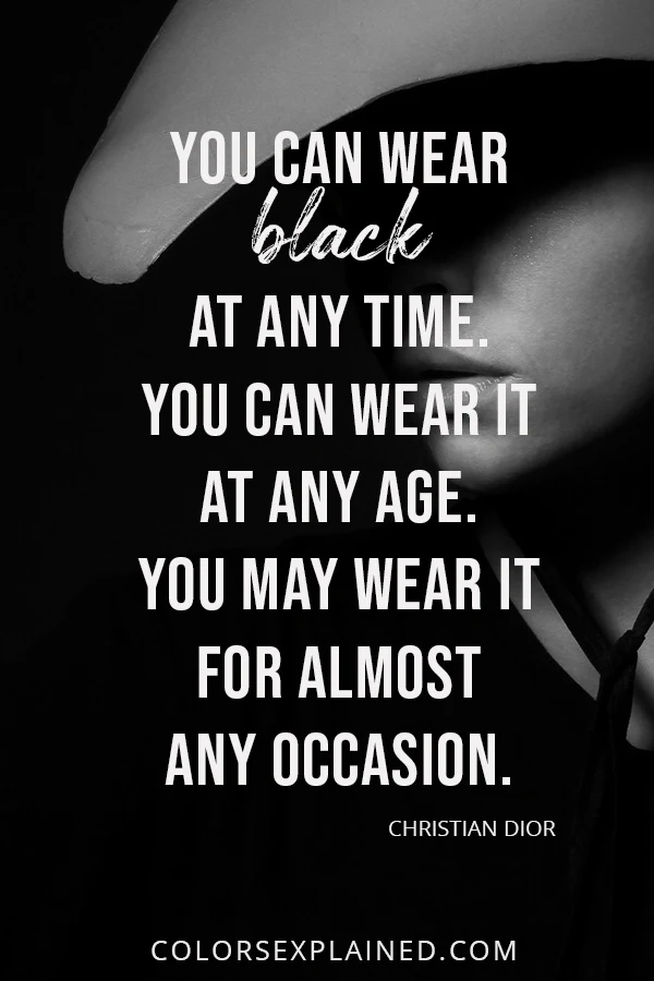 Quote about black