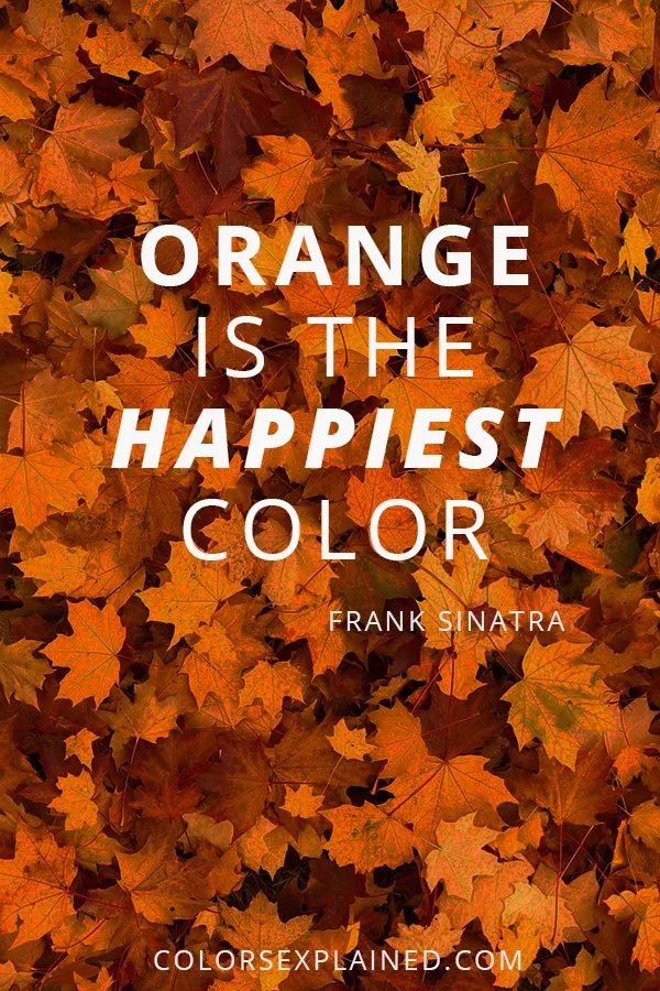 Quote about orange