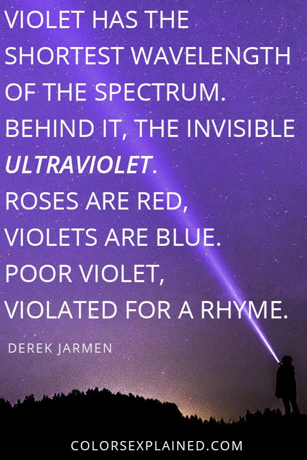 Quote about purple