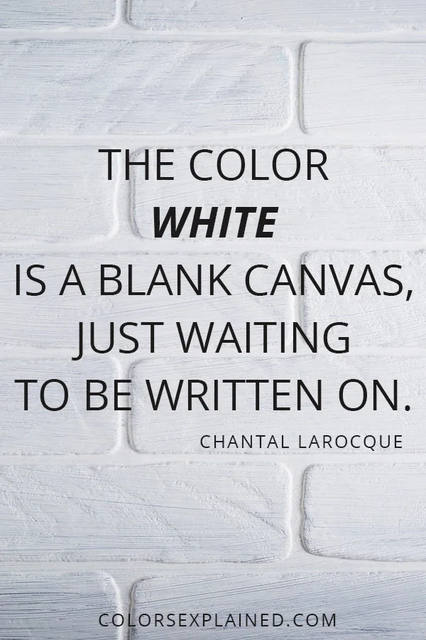 Quote about white