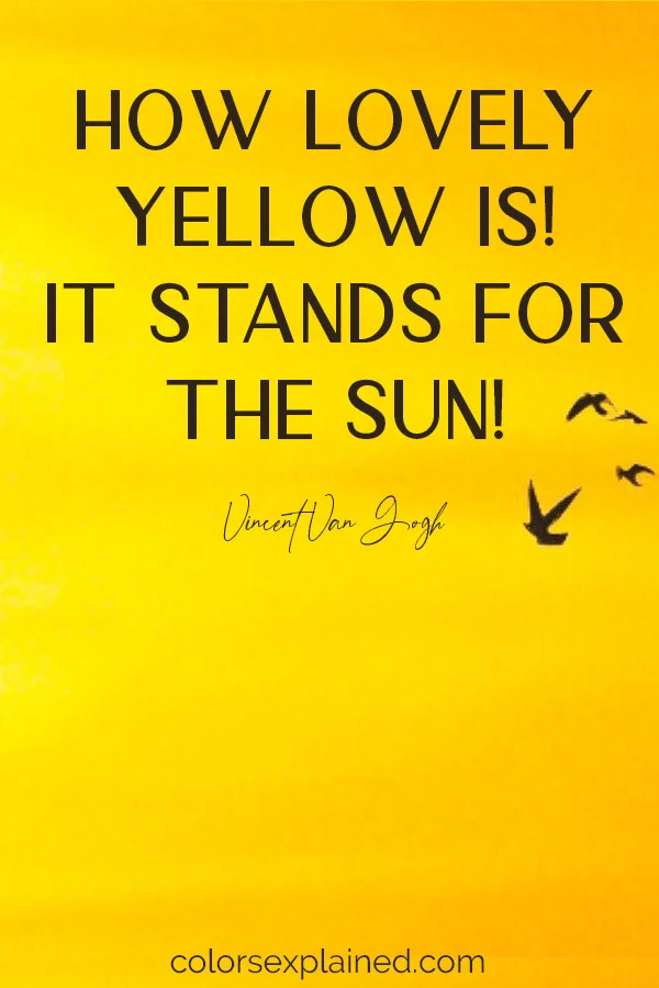 Quote about yellow