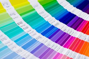 Colorful RAL to explain the meanings of the colors