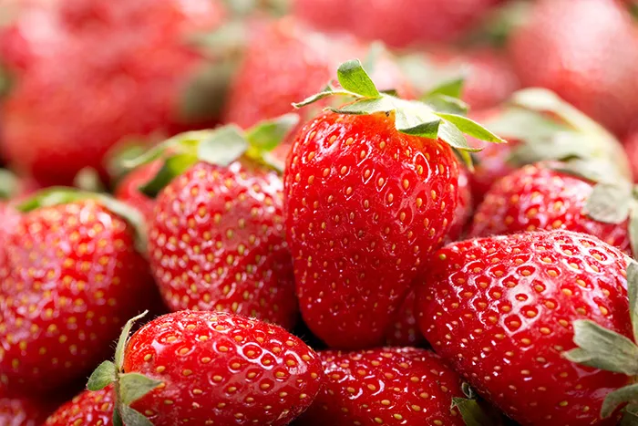 Red strawberries