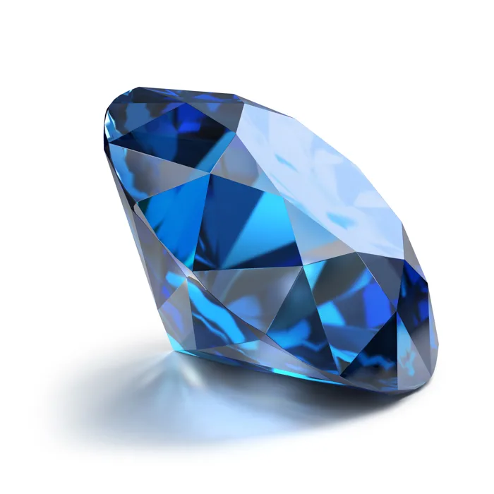 Blue sapphire gemstone