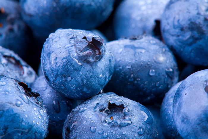 Blueberries are the most popular blue foods