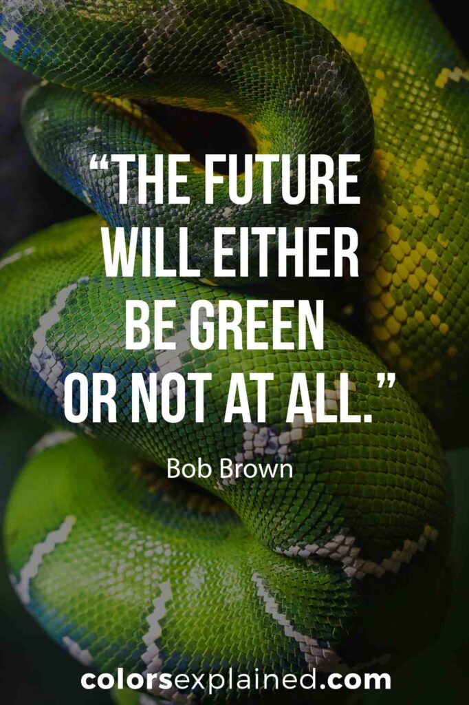 Quotes about green