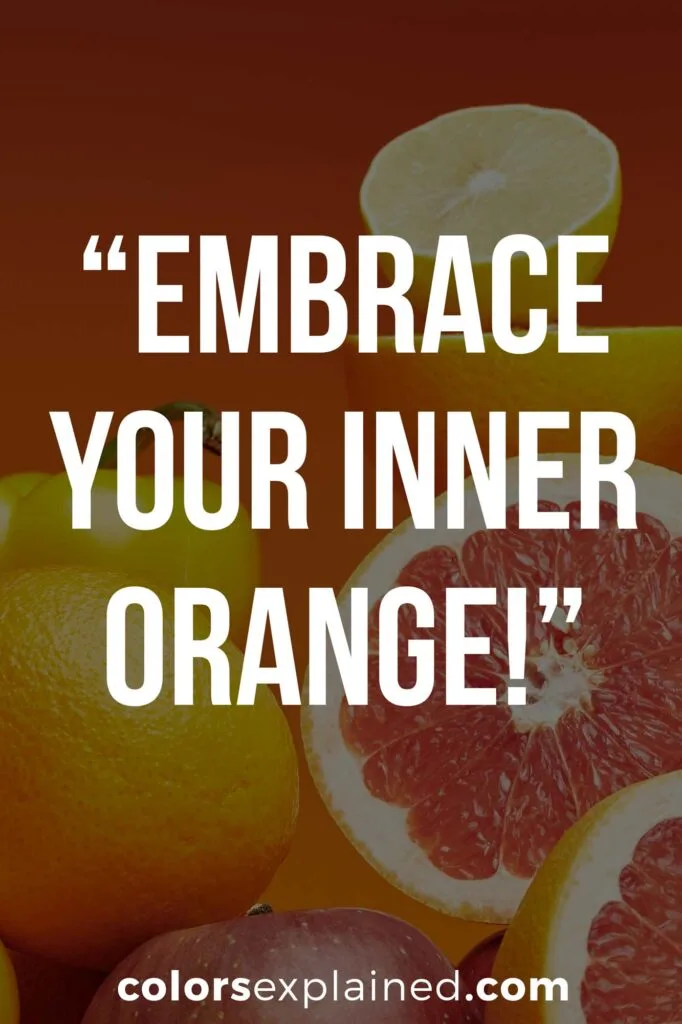 Orange quotes