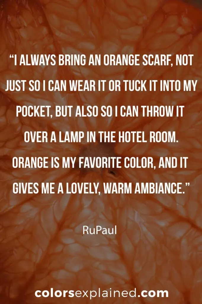 Quotes on orange