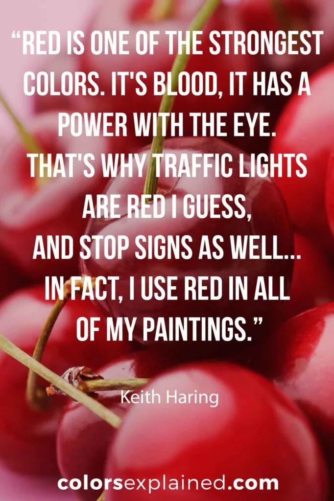 Quotes about red