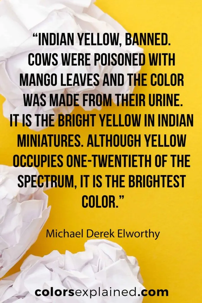 Yellow quote