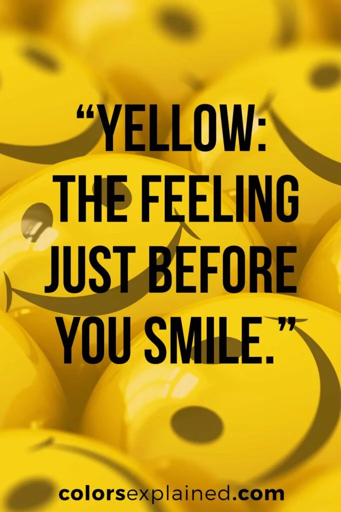 Quote about yellow