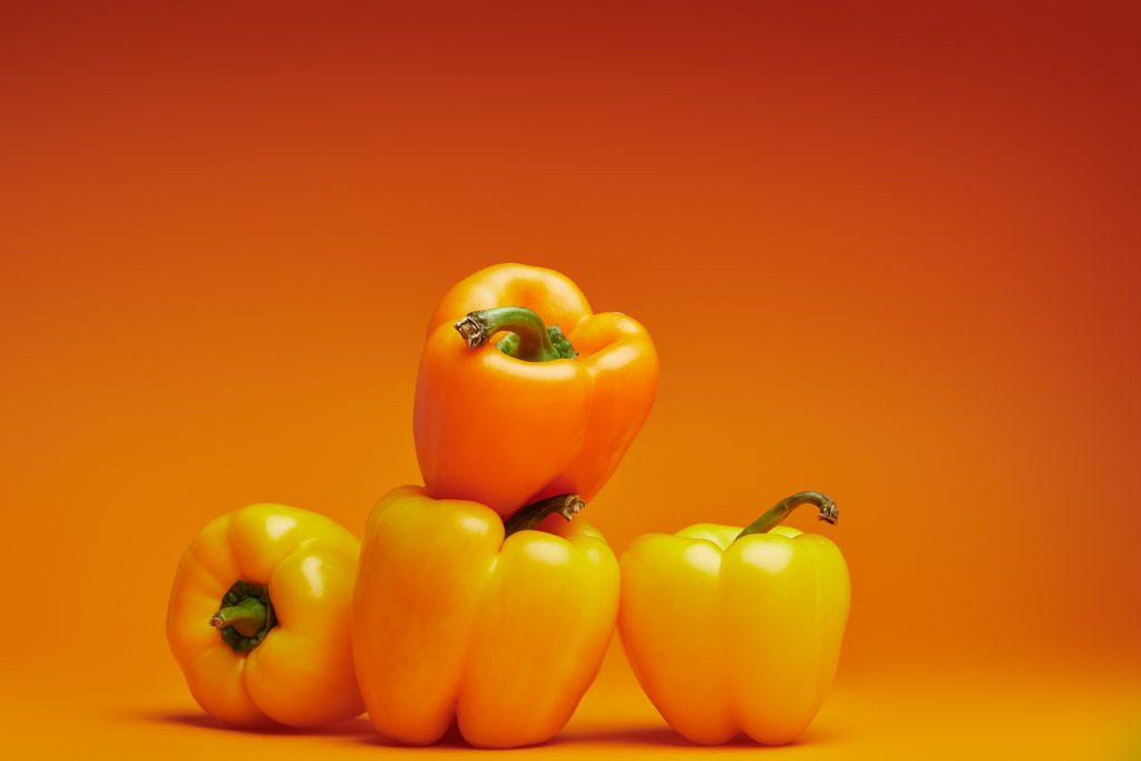 Orange bell peppers