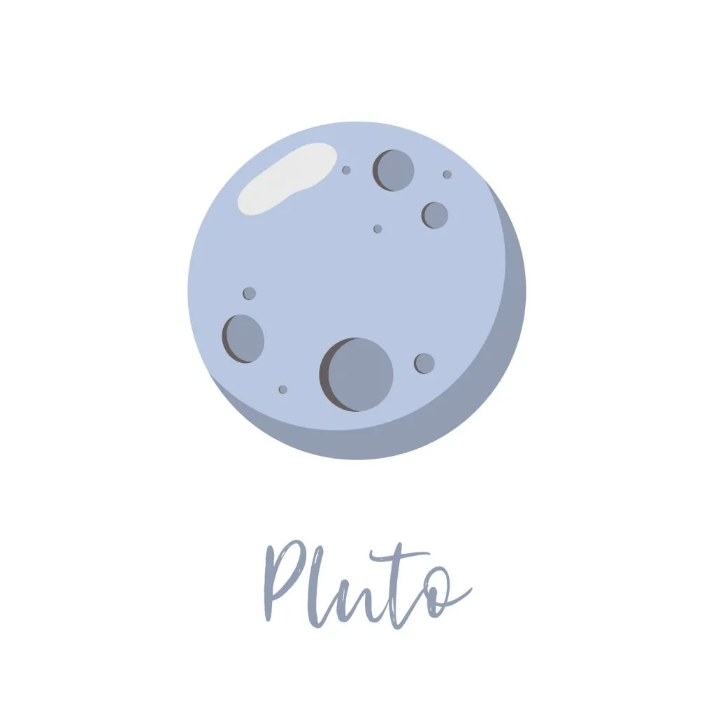 Pluto, the light blue planet