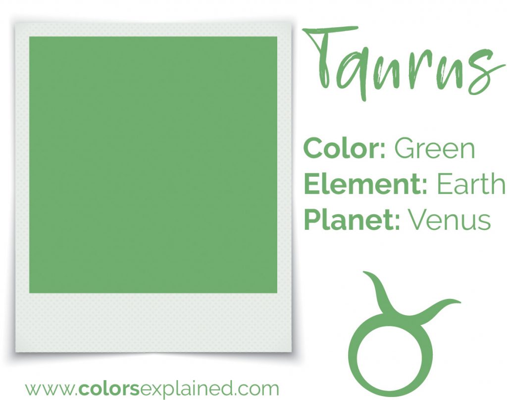 Taurus color green chart