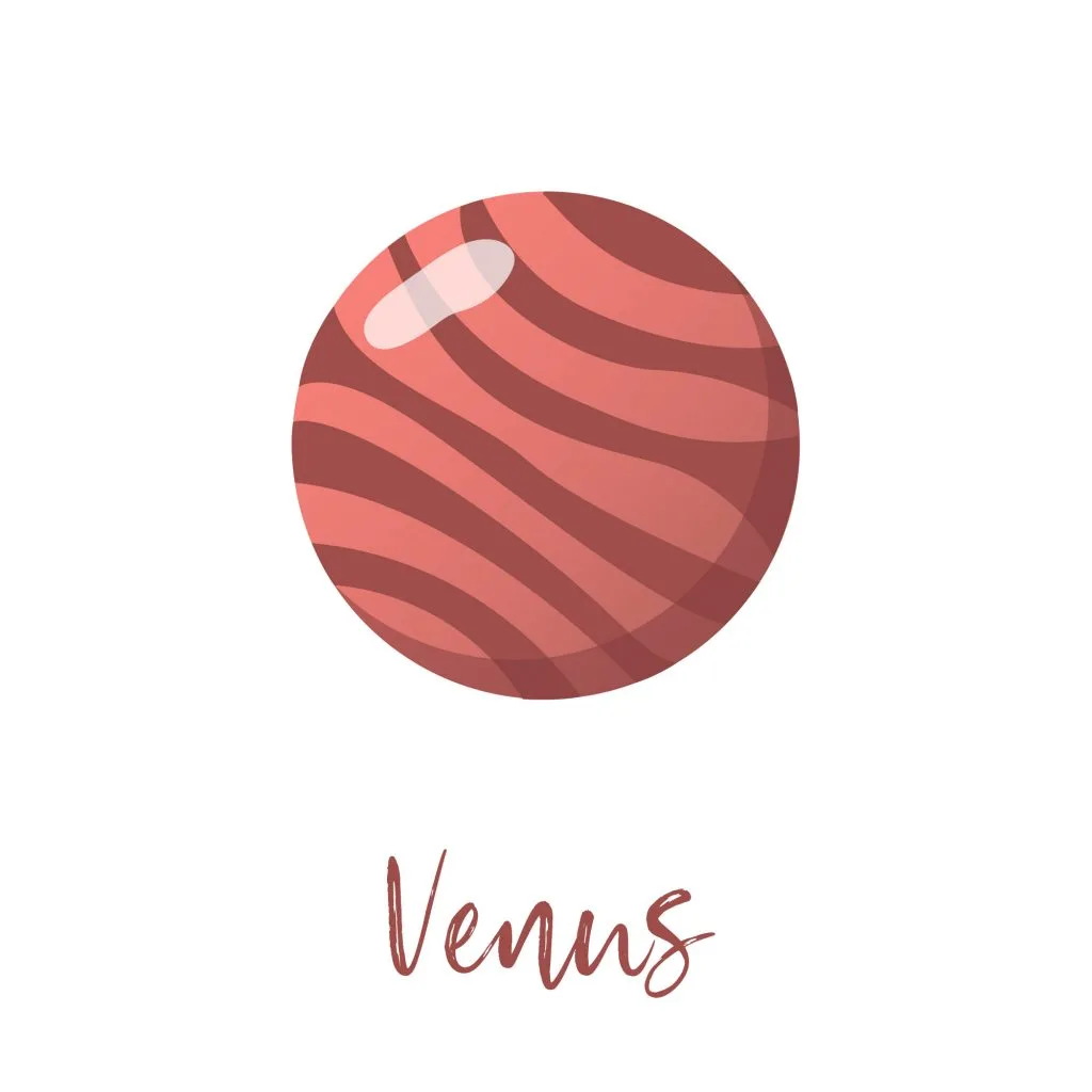 Venus, a red planet