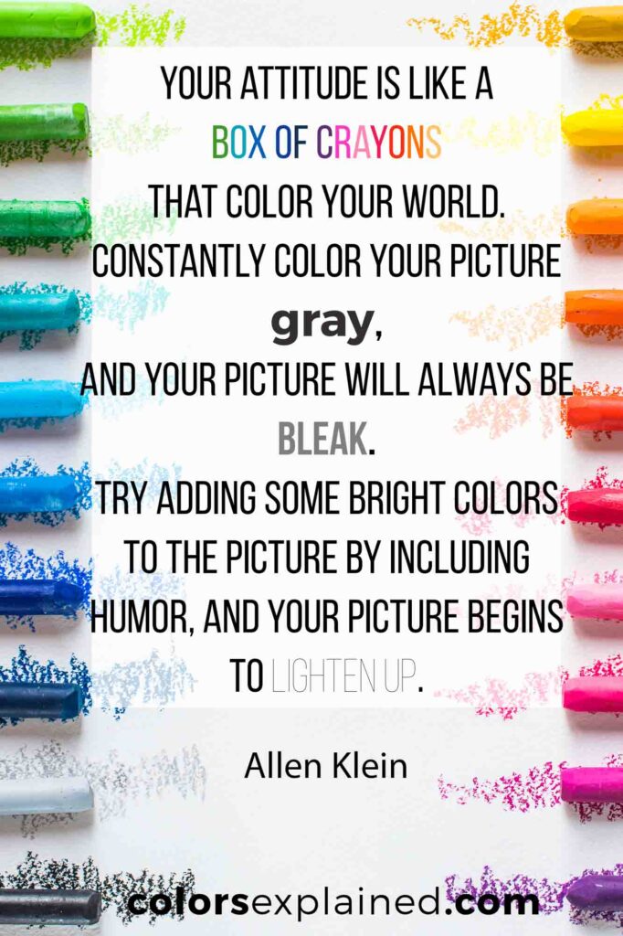 Color quotes collage