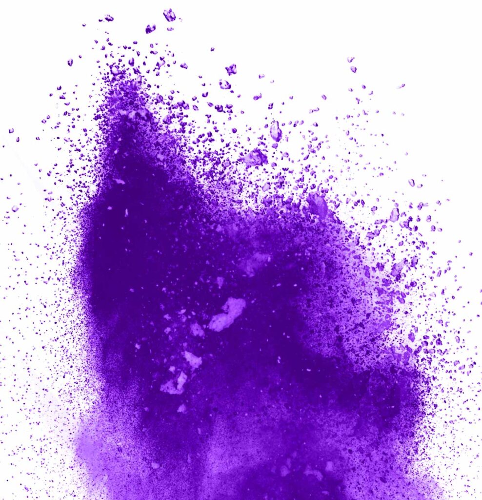 Purple powder