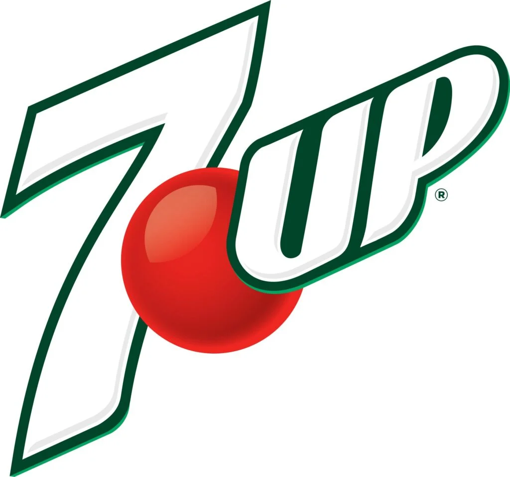 7up logo using complementary colors