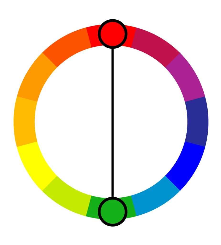 Complementary color harmony