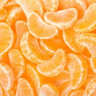 Orange tangerine segments