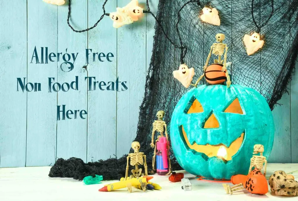 Teal pumpkin for an allergy free Halloween