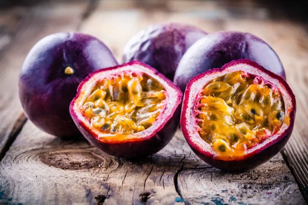 Passionfruit is one of the tastiest purple fruits in the world!