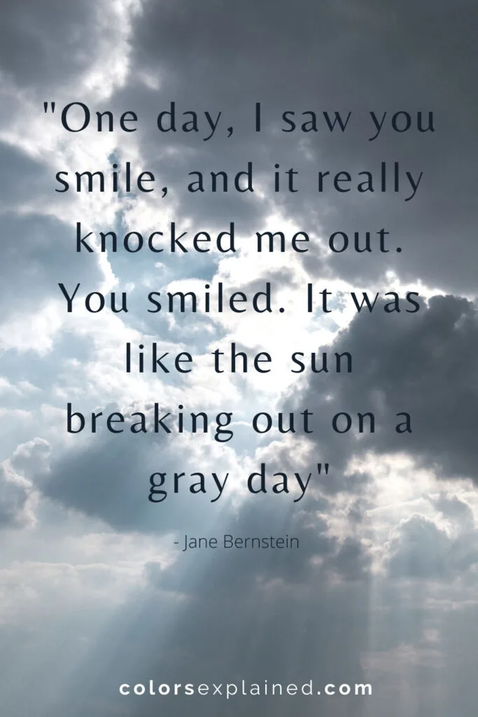 Gray color quotes