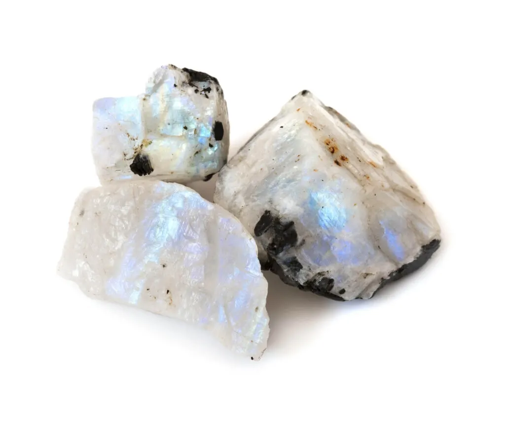 White moonstone rainbow is a beautiful gemstone