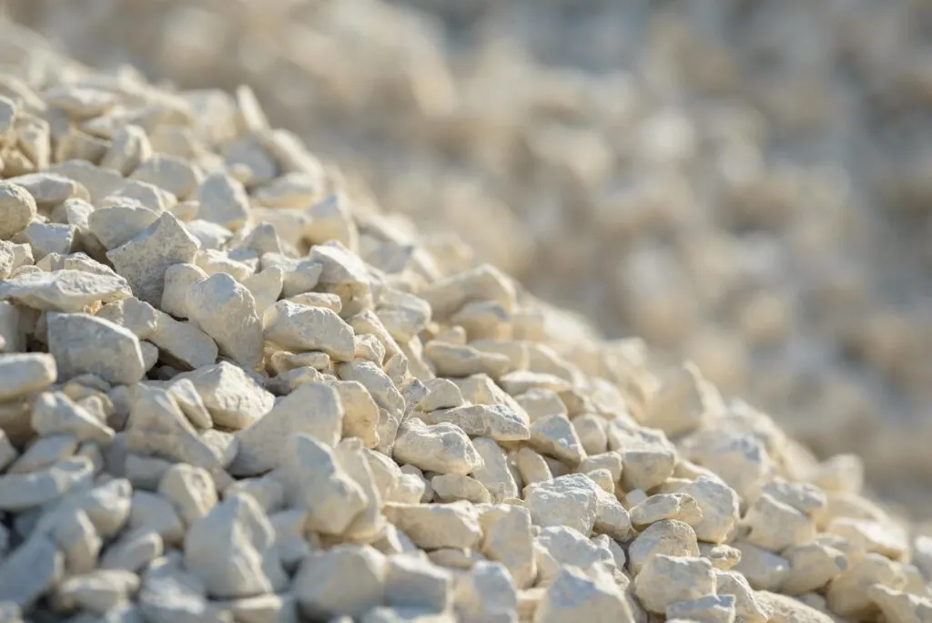 White gravel