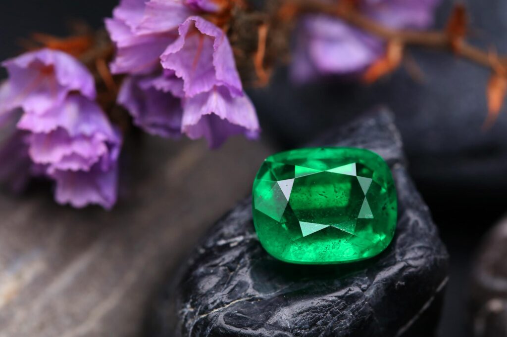 Emerald is green, the May birthstone color