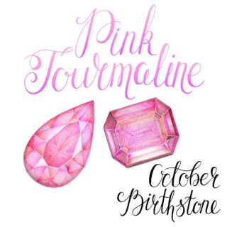 Tourmaline is the pink birthstone of October