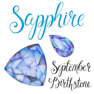 Sapphire is the blue birthstone of September