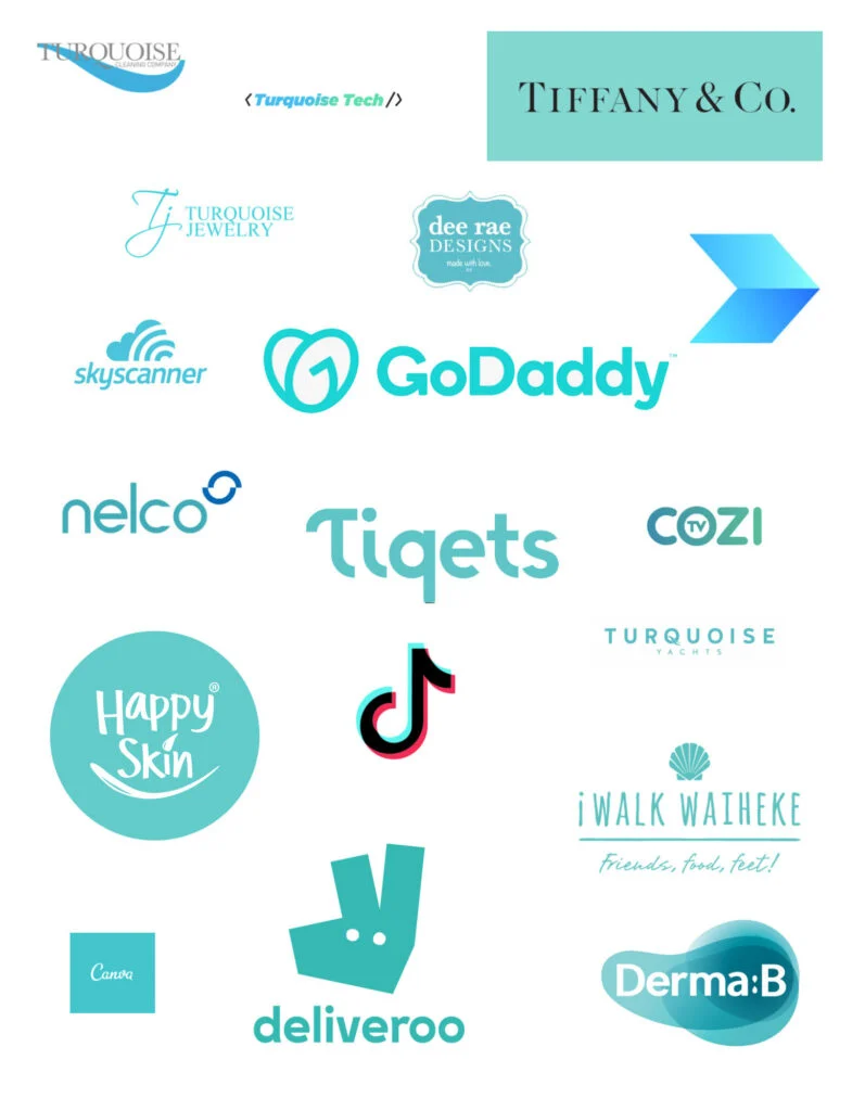 Turquoise logos