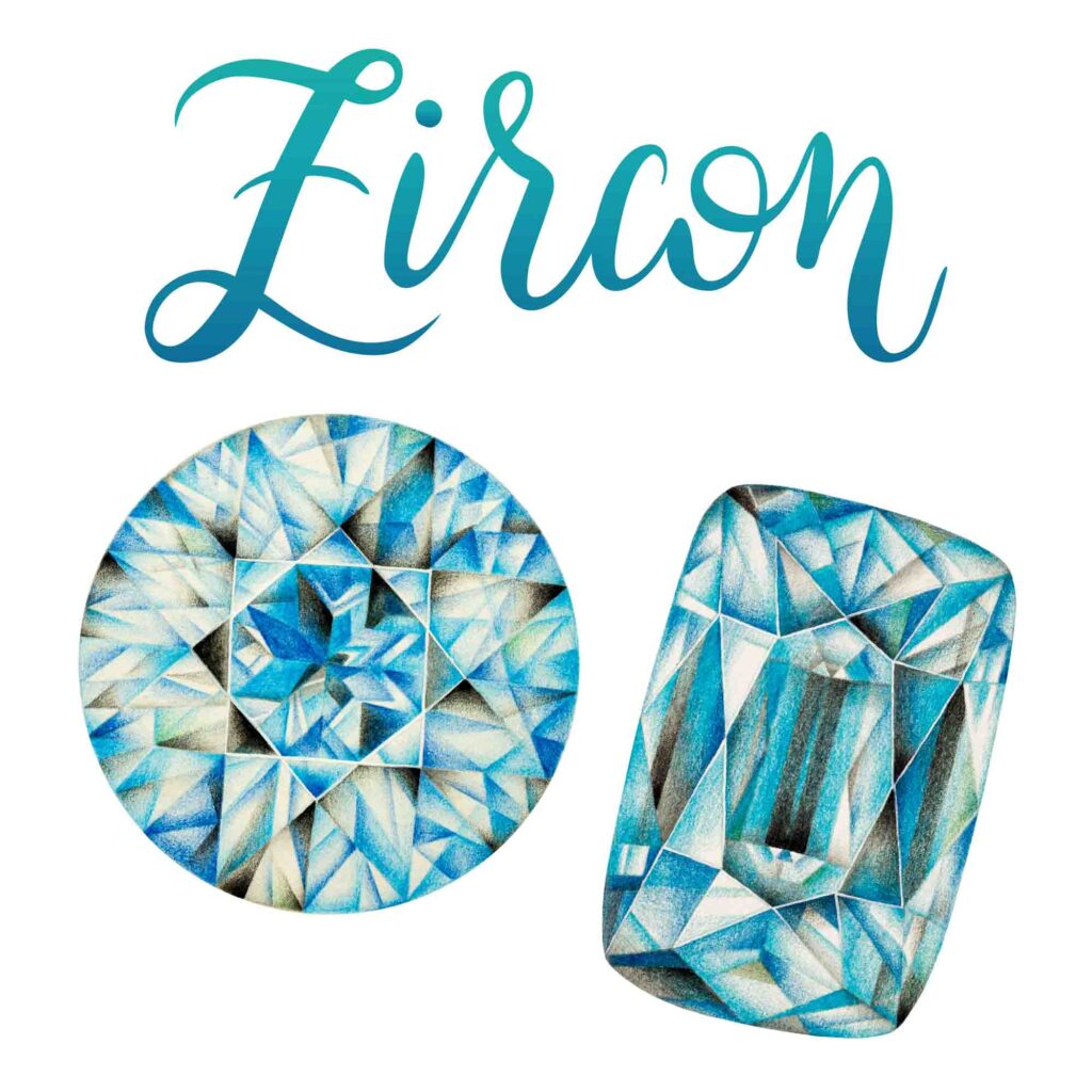 Zircon is the blue birthstone of December