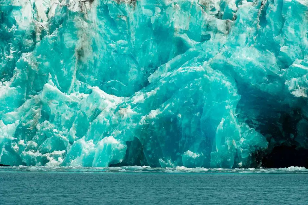 Teal glacier