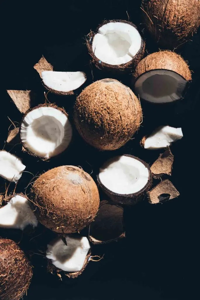 brown coconuts