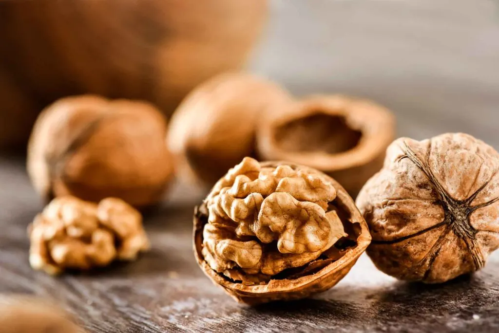 brown walnuts