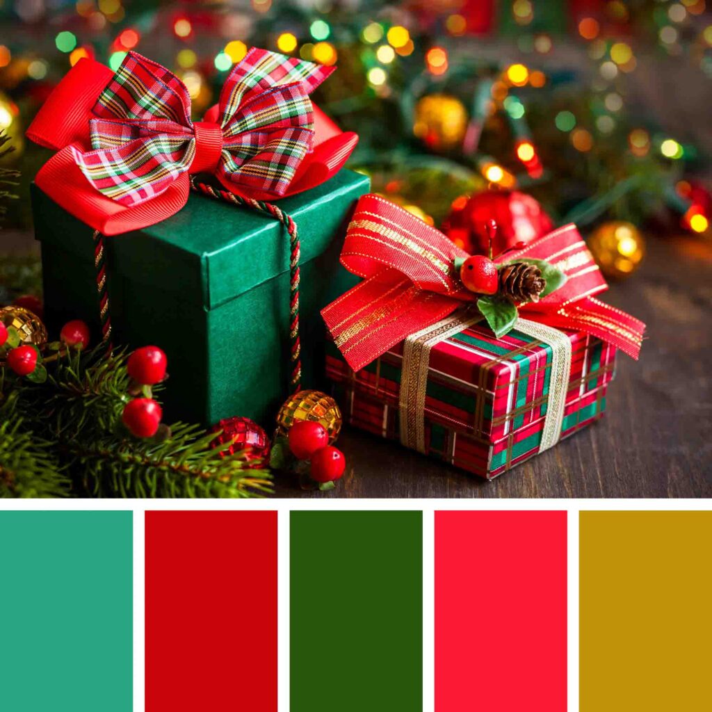 Christmas color palette