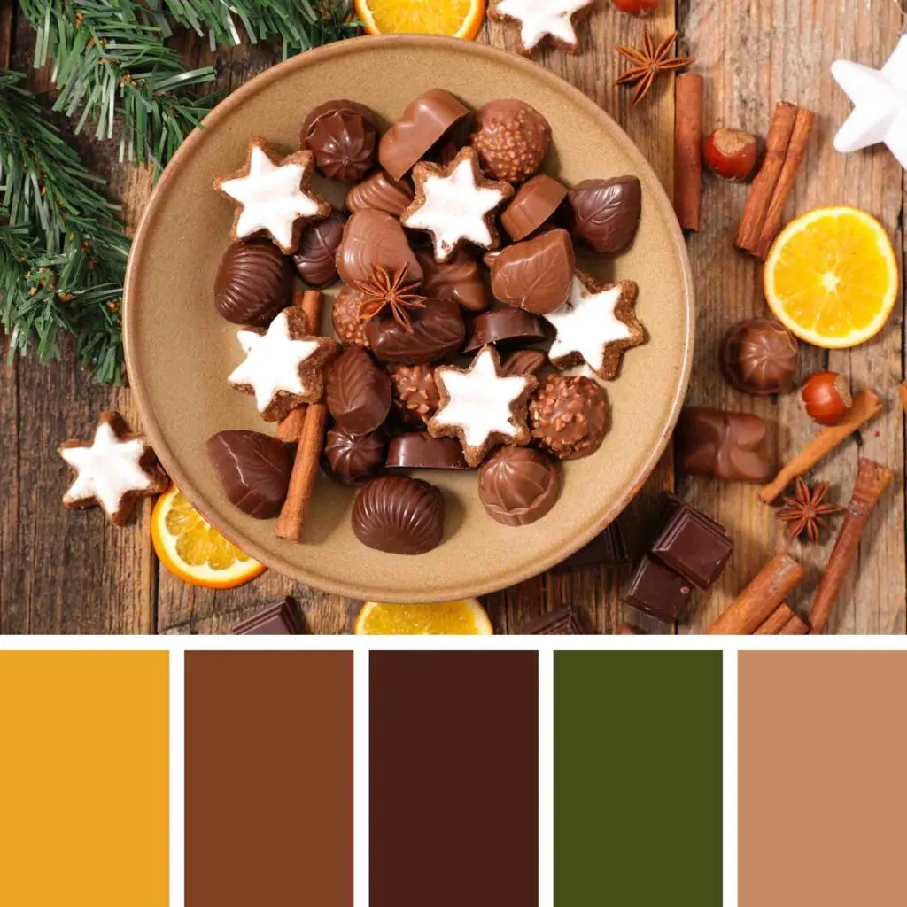 Holiday color palette