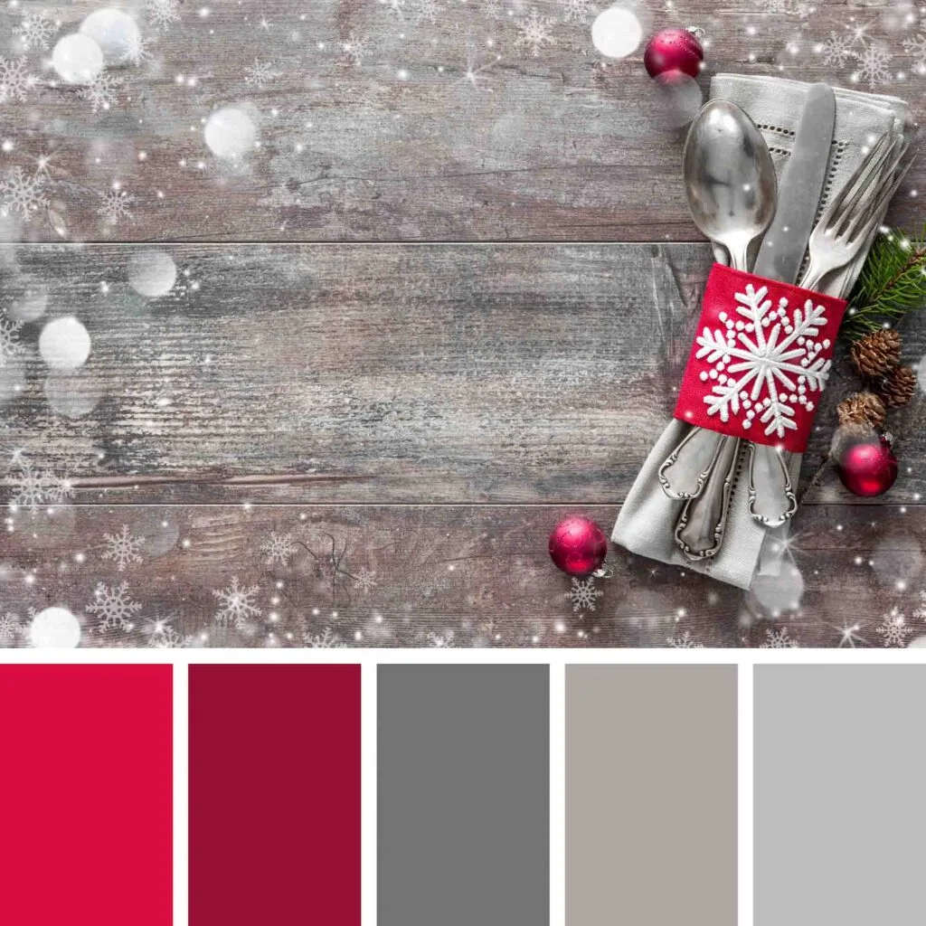 Festive color palette