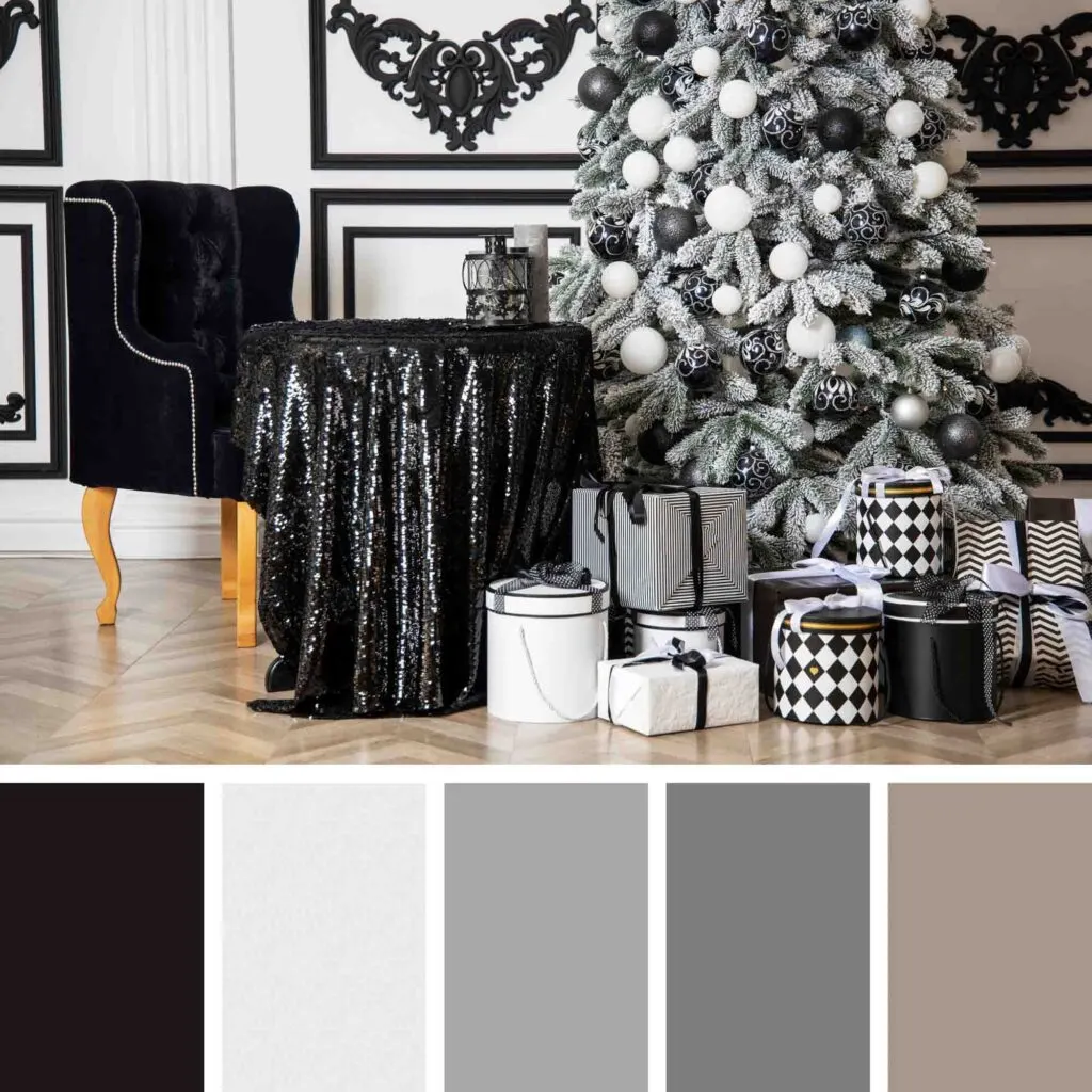 Festive color palette