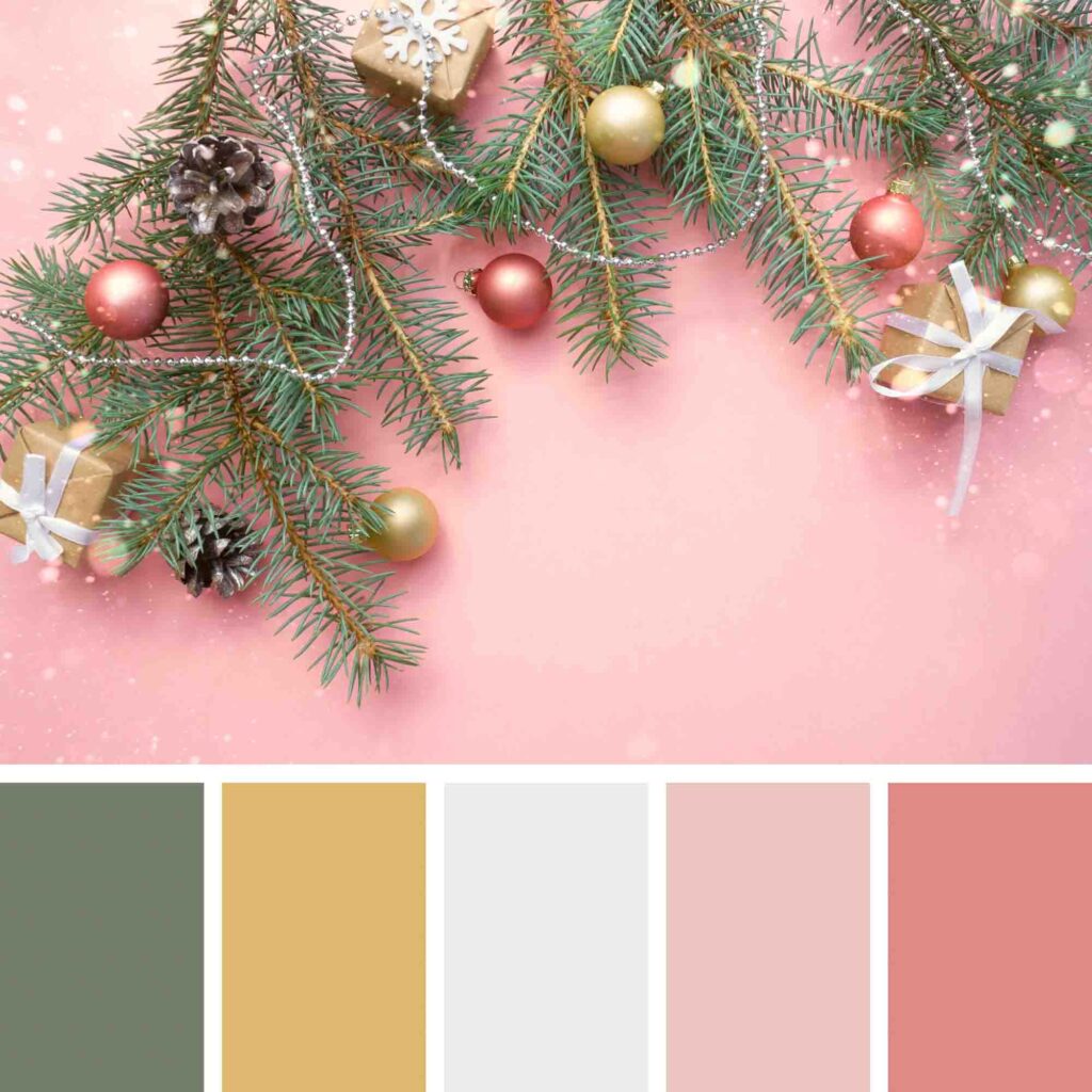 Festive color palette