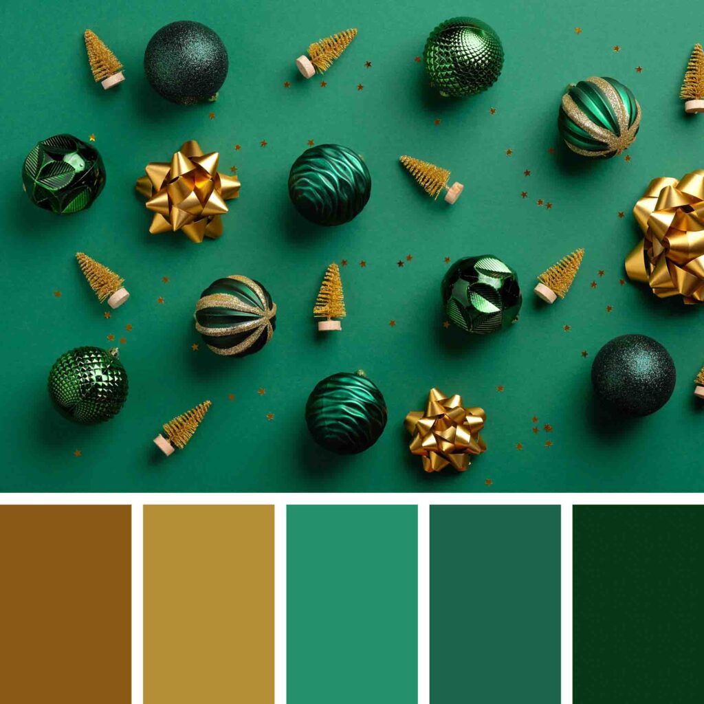 Color palette for Christmas
