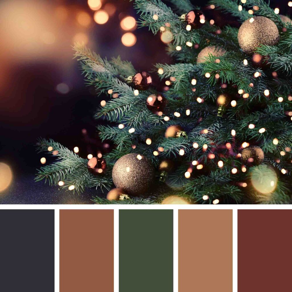 Christmas color palette