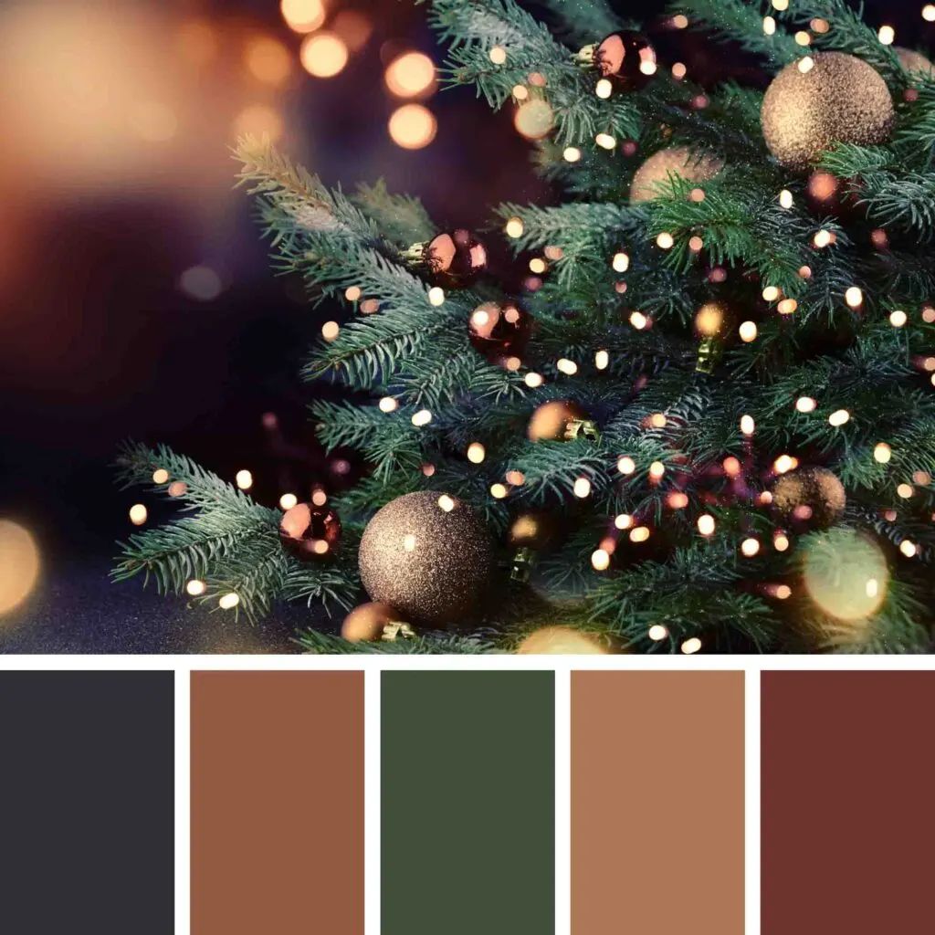 Christmas color palette