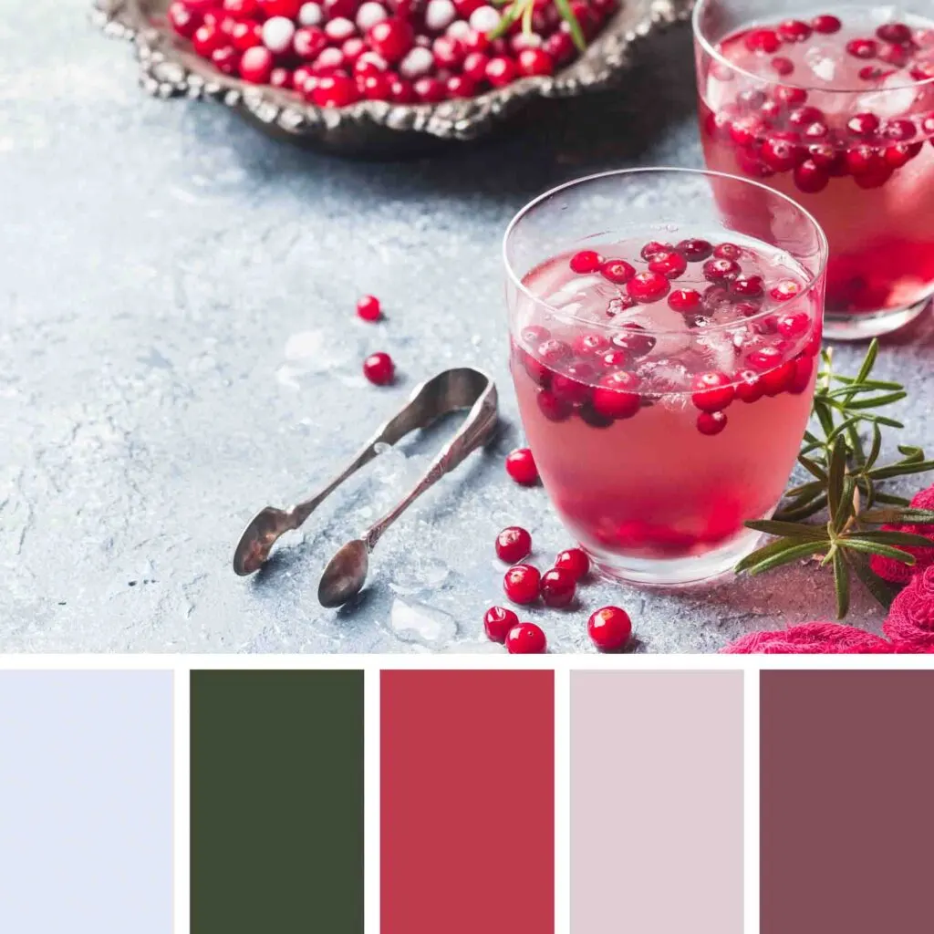 Christmas color palette